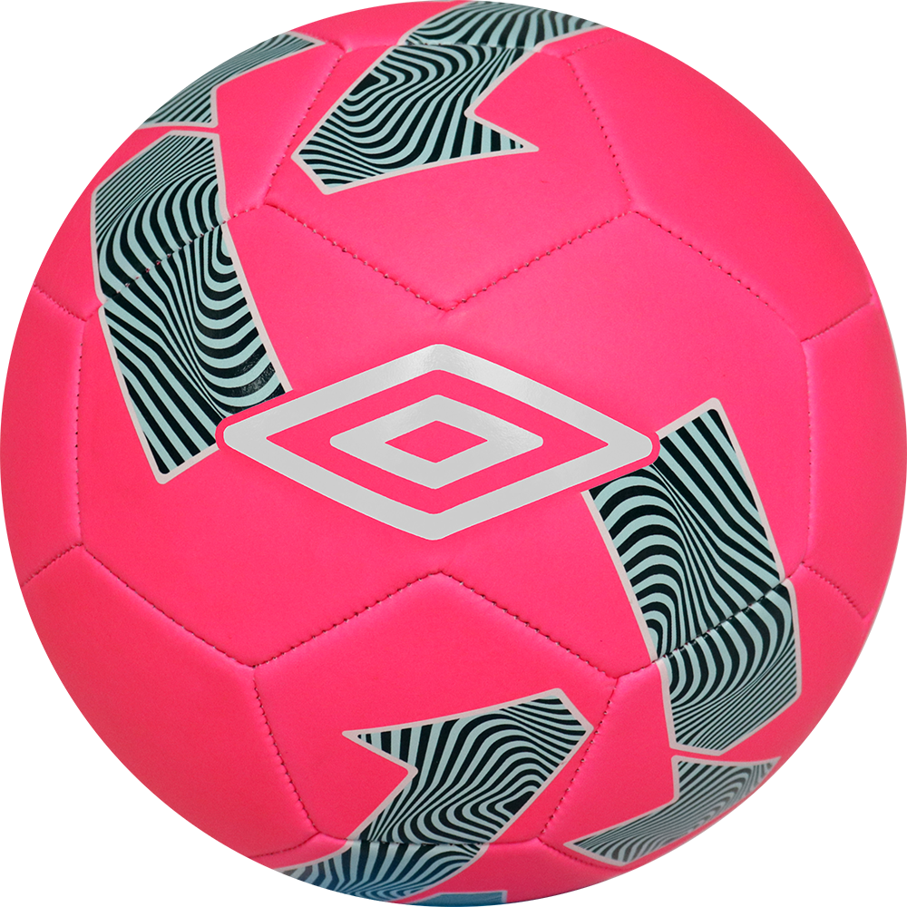 Balón de fútbol marca Umbro, 32 Paneles, rosa neón, tamaño 5.